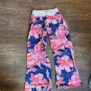 Lilly Pulitzer linen beach pants